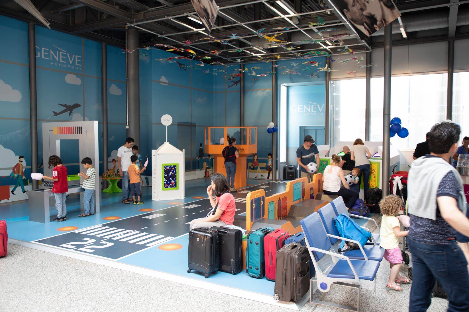 Aire de jeux pour aéroport, le voyage commence ici ! 